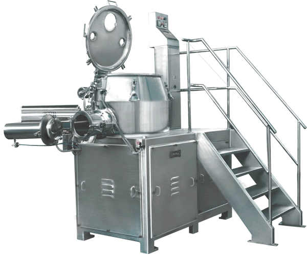 Rapid mixer granulator